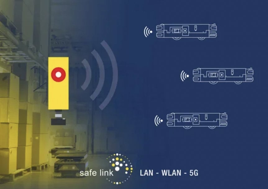 Bihl + Wiedemann Safety Solution for AGVs – Versatile, Cost-Effective, Safe Communication with Each Other